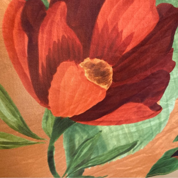 FARM Rio Mixed Prints Layered Mini Dress Ruffles Floral Tropical Green Size XL - Picture 13 of 16